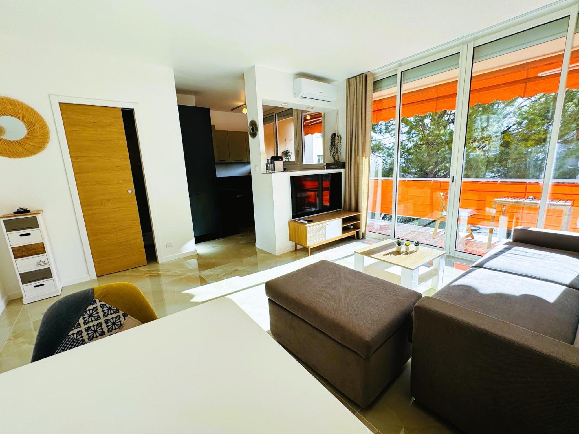 Studio Climatise 600M De La Plage Cagnes-sur-Mer Bagian luar foto